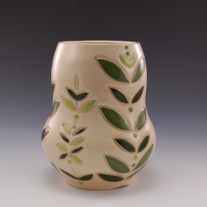 Large Leaf Vase