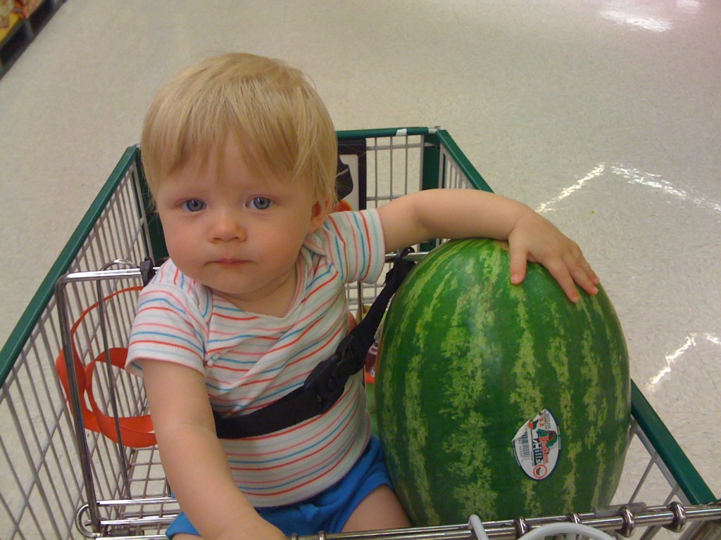 Lil and her Watermelon
