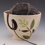 Green Branch Yarn Bowl