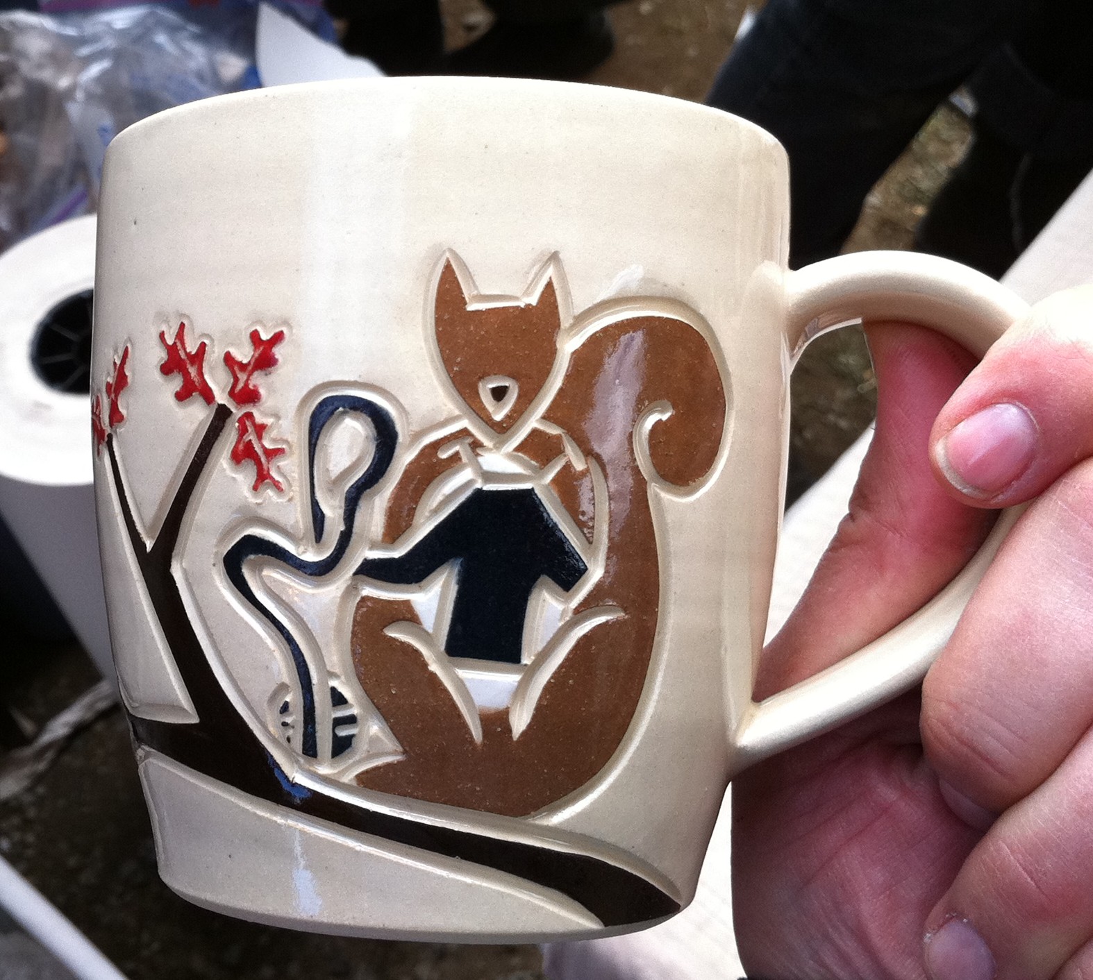 Rhinebeck Mug 2010 Squirrel side
