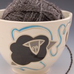 Turquoise Yarn Bowl