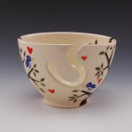 Bluebird Love - yarn bowl