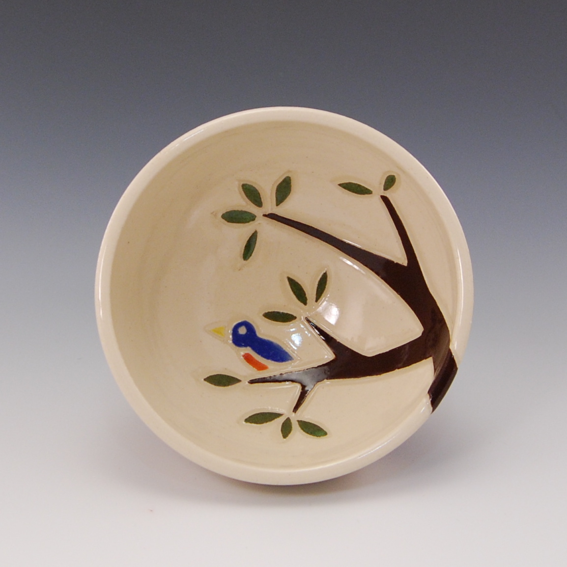 Blue Bird Sauce Bowl
